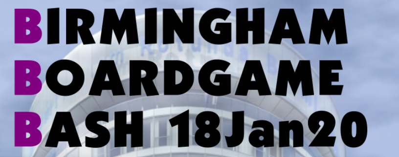 Birmingham Boardgame Bash Jan 20